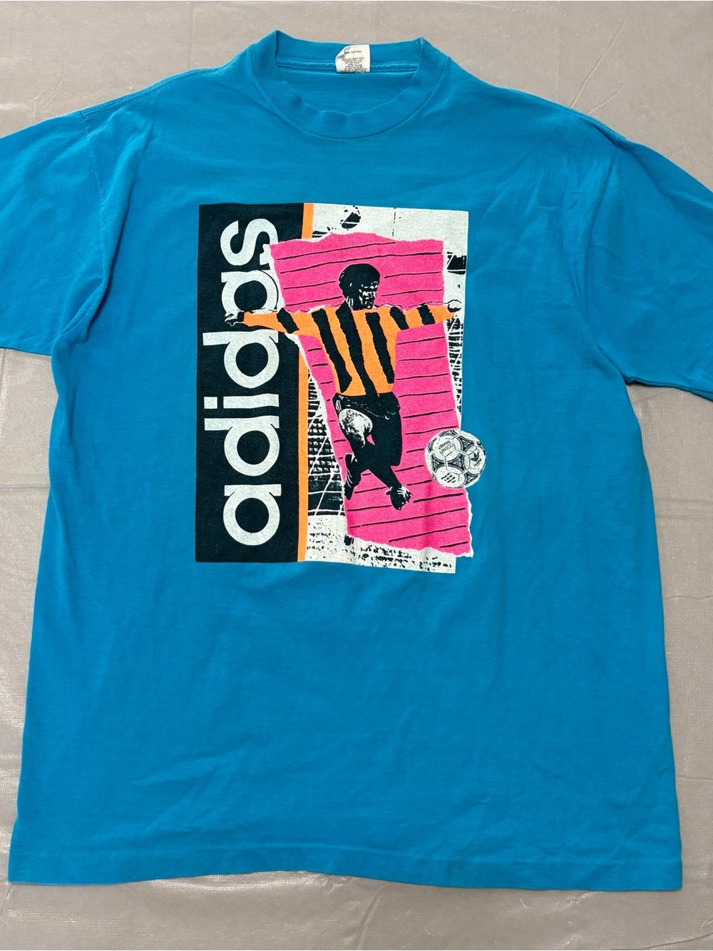 Vintage Adidas Soccer Graphic Tee